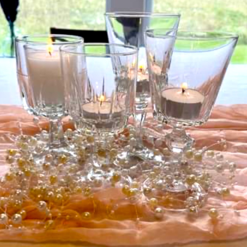 🥂💍SET OF 27 Glasses / Candle Holders